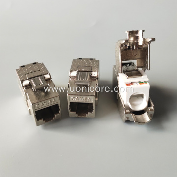 Keystone jack RJ45 cat6a unshielded commscope coupler